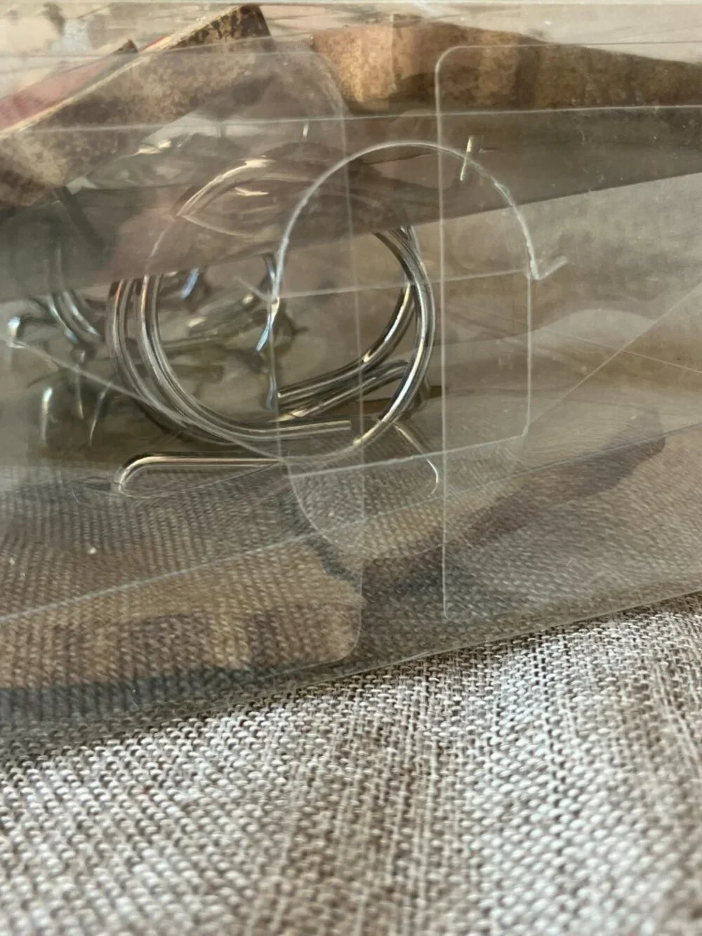12PC Set Shower Curtain Hooks by Park Design, Homestead Shower Curtain Hooks NIB